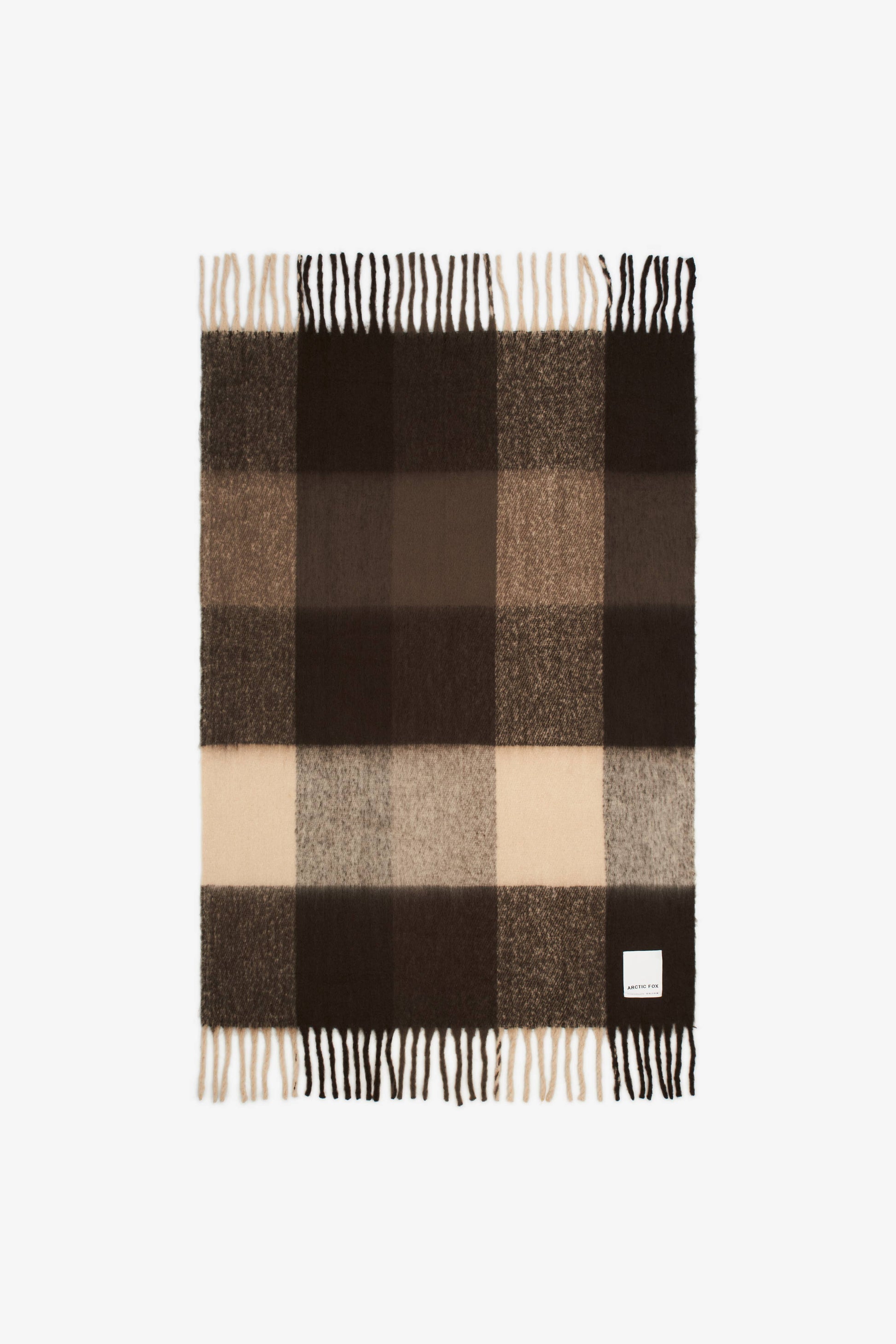 Reykjavik ARCTIC FOX & CO Plaid - Dark Earth Brown -AW24