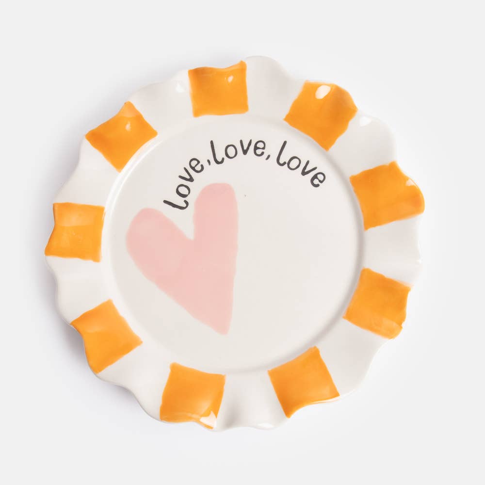 Sandstone plate - Love, Love, Love