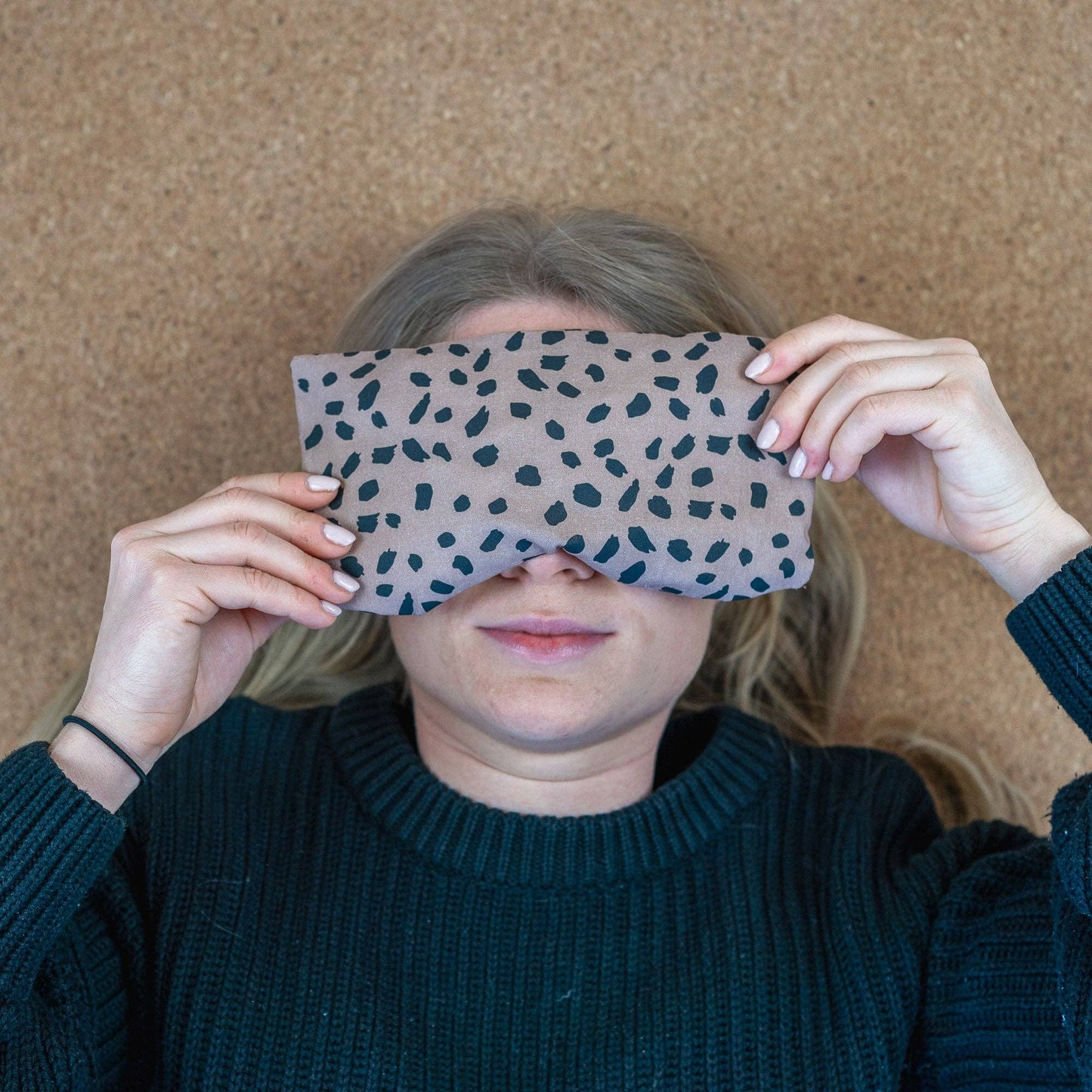 Coussin pour yeux en épeautre & lavande - Dots Coffee