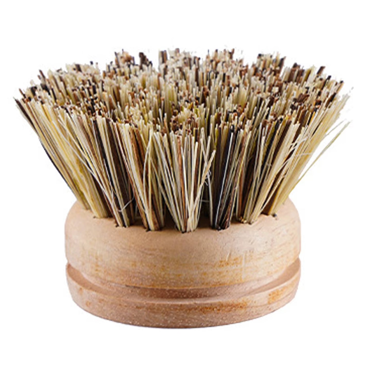 Replaceable Dish Brush Wooden Handle Stain Remove Pot Brush Portable Household Cleaning Scrub Brushes Kitchen Accessories