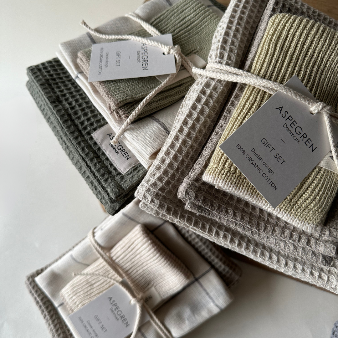 Lot of tea towel and lemon aspegren denmark