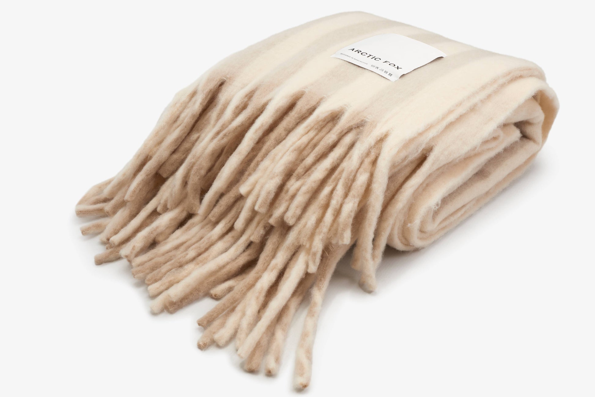 Plaid Reykjavik Arctic Fox & Co - pale taupe scratch