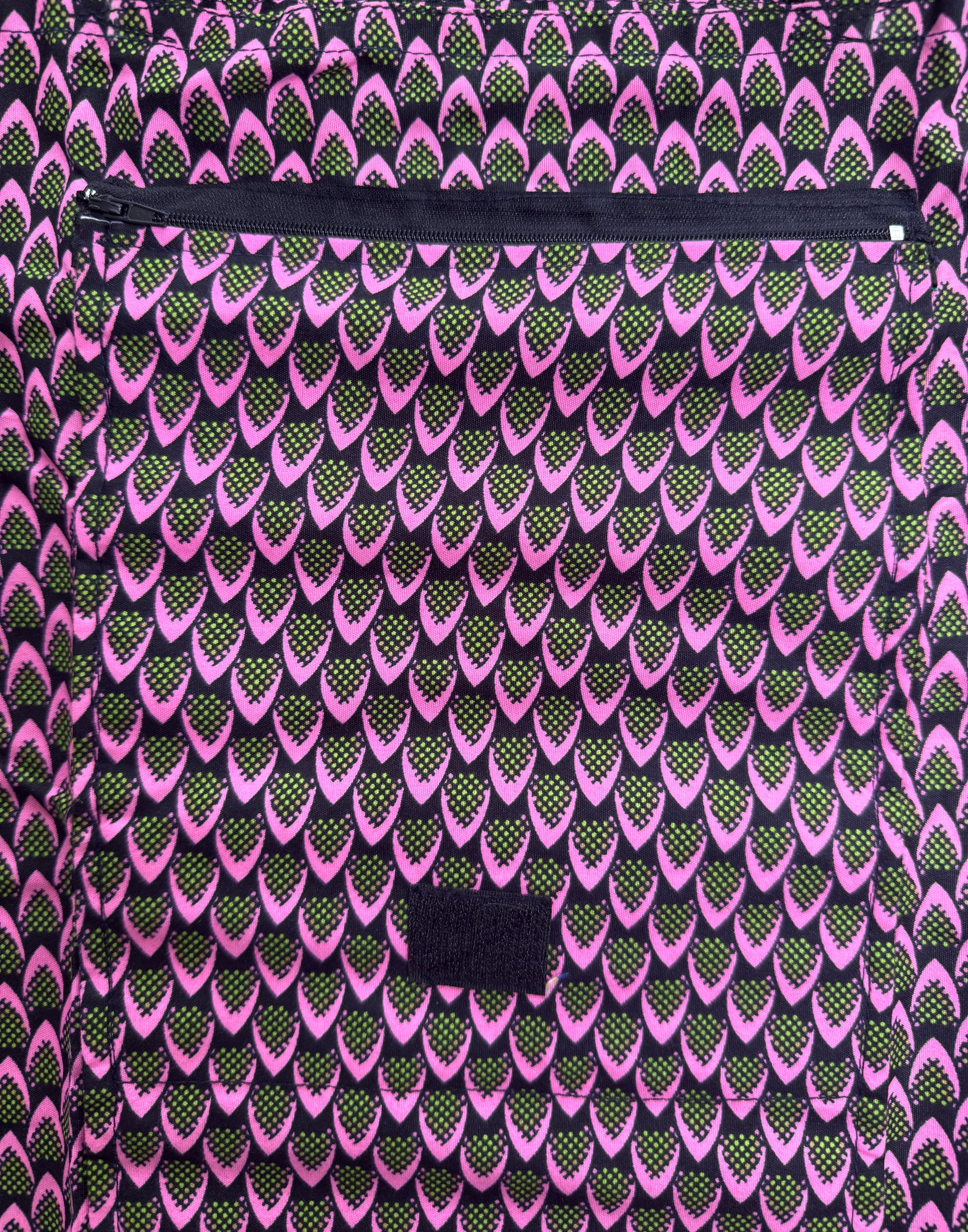 Akɔ - bag bag in foldable wax, handmade to Lomé