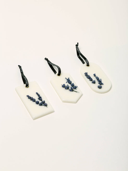 03 MIA Lavande Palo Santo et Safran. Désodorisant pour placard en cire / 2 tailles