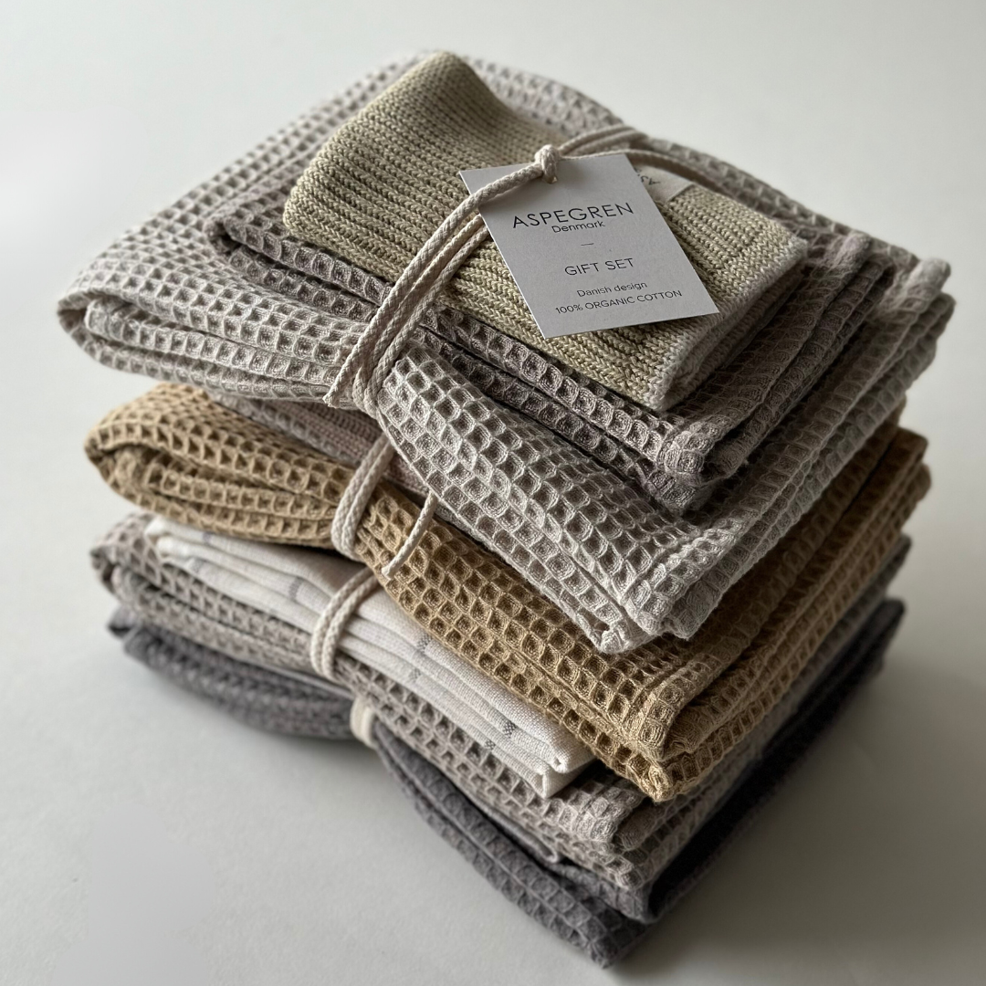 Lot of tea towel and lemon aspegren denmark