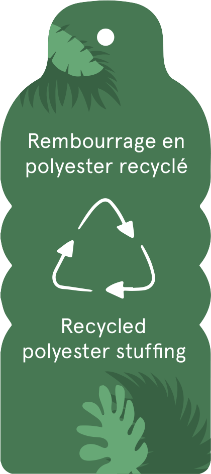 LES PTIPOTOS - VAALEANPUNAINEN MUSTEKALA ÄITI- JA VAUVAPEHMOLELU 45CM