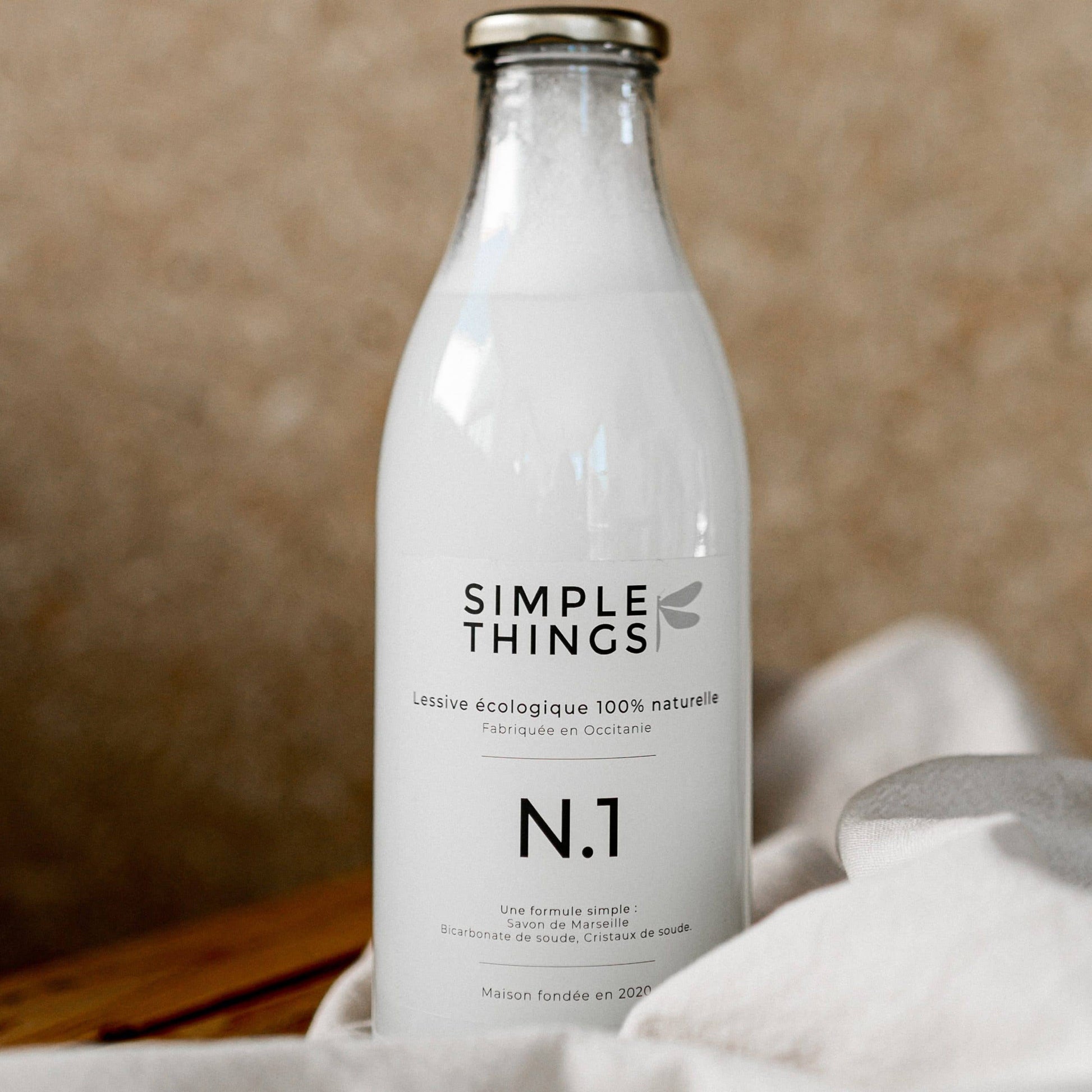 Natural detergent with Marseille soap