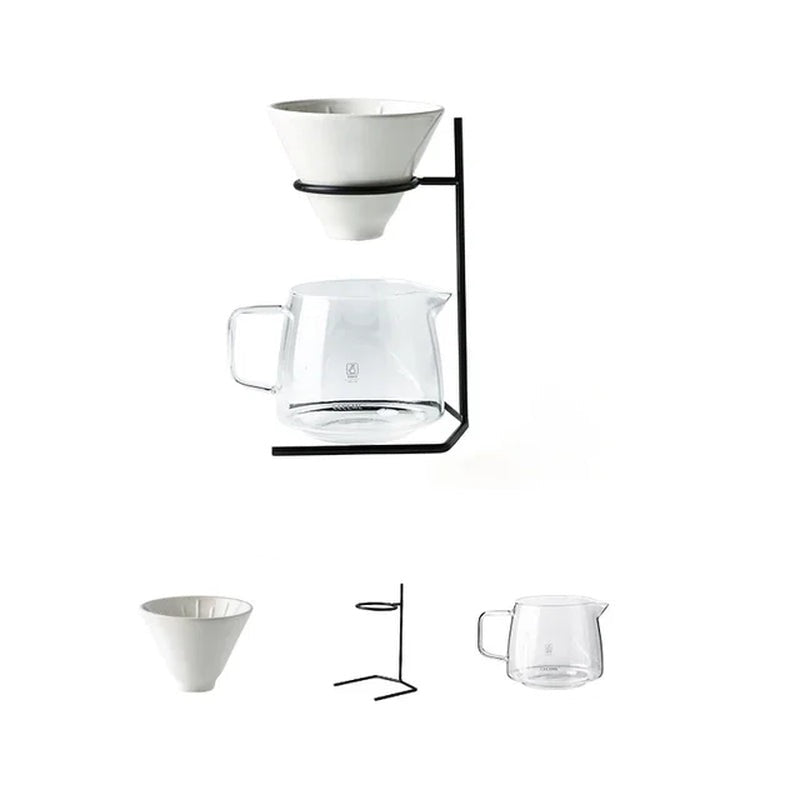 Ceramic Pour over Coffee Set Coffee Filter Bracket Filters Dripper Stand Percolators Shop Cup Share Pots Coffeeware Accessories