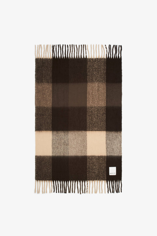 Plaid Reykjavik ARCTIC FOX & CO - Marron terre foncé -AW24