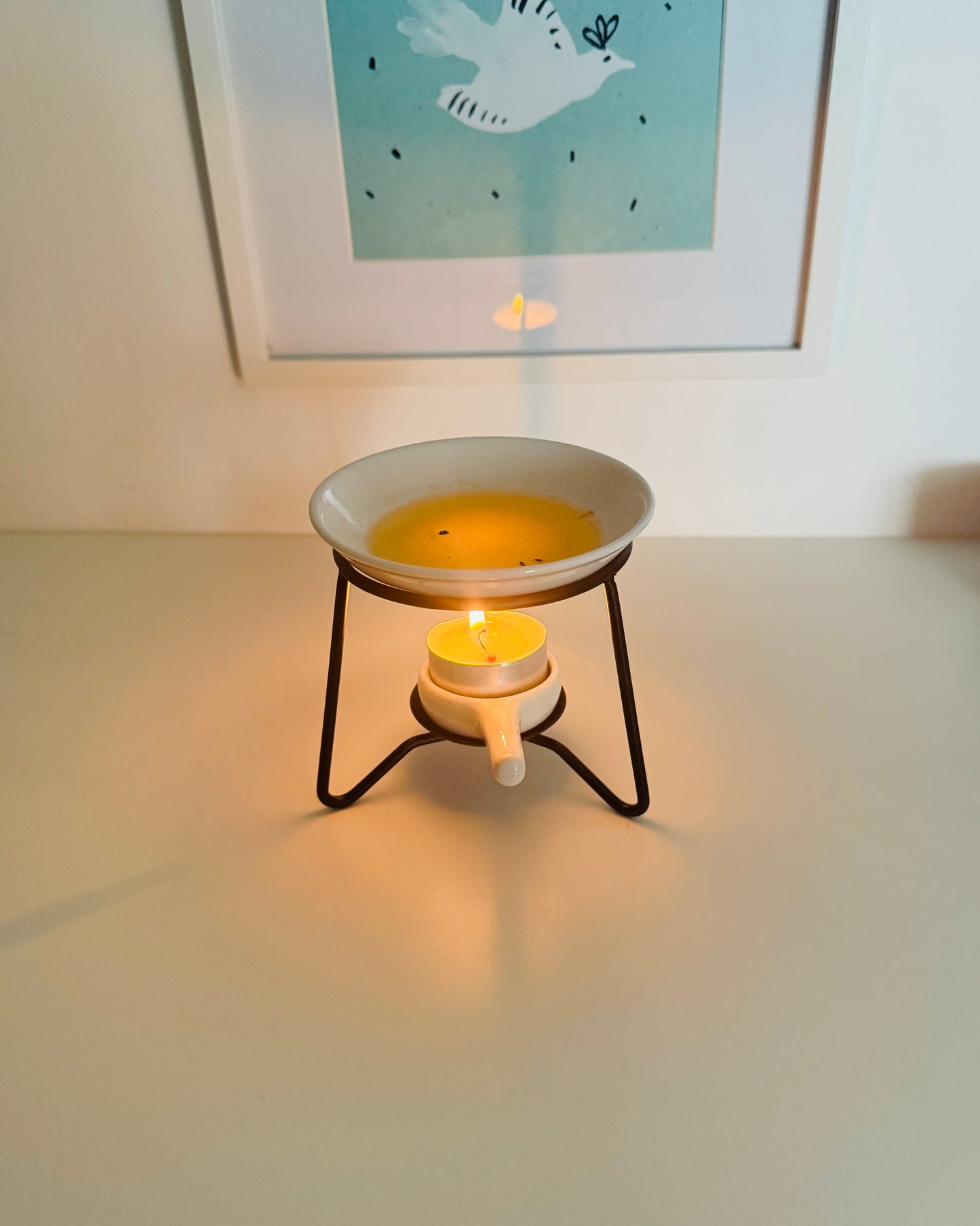 Brûleur d'Huiles Essentielles et Cires Parfumées – Diffuseur d'Arômes Décoratif pour Ambiance Relaxante | FYNLORA