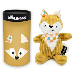 LES DÉGLINGOS PETITE PELUCHE SIMPLY + BOÎTE CADEAU CYRANOS LE RENARD