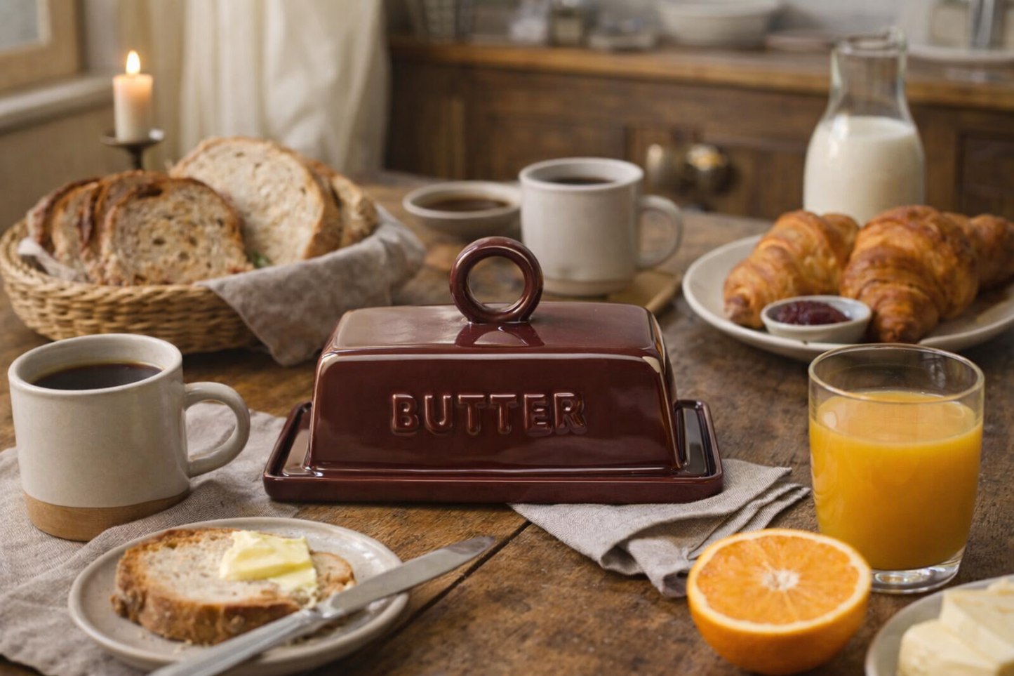 FYNLORA Nordisk Keramik Designer Smørskål