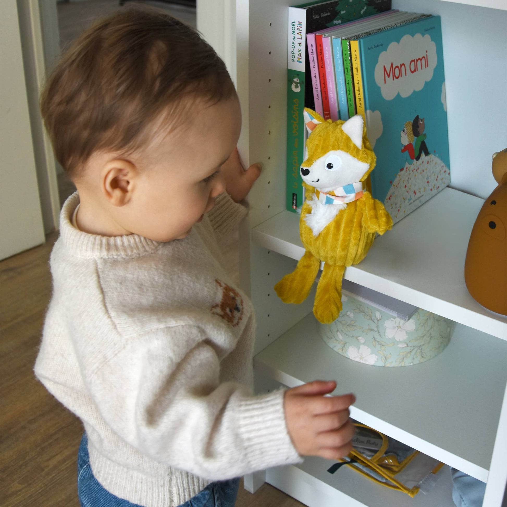 LES DÉGLINGOS PETITE PELUCHE SIMPLY + BOÎTE CADEAU CYRANOS LE RENARD