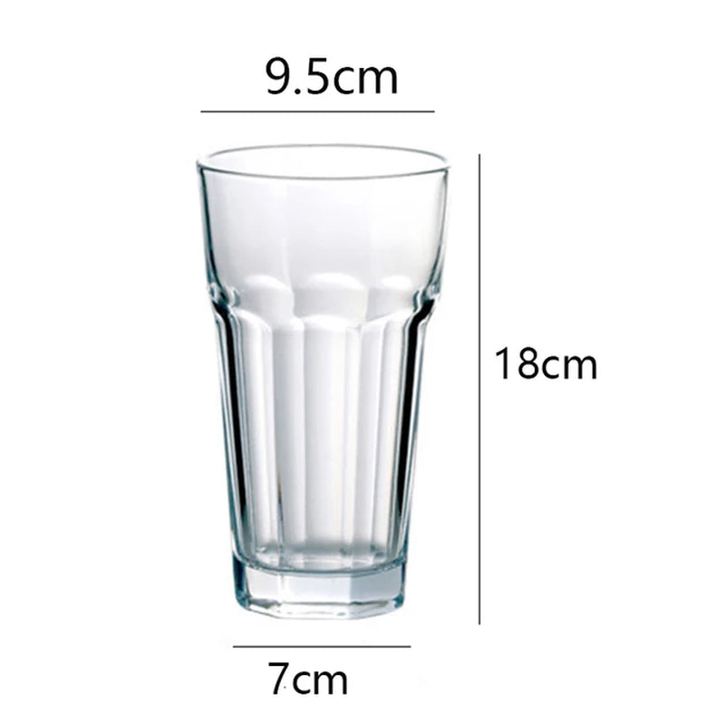 Coffee Cups 140Ml/150Ml/170Ml/240Ml/405Ml/470Ml/660Ml Drinkwa Toughened Glass Impact Resistant Wineglass Beverage Cup Coffeeware