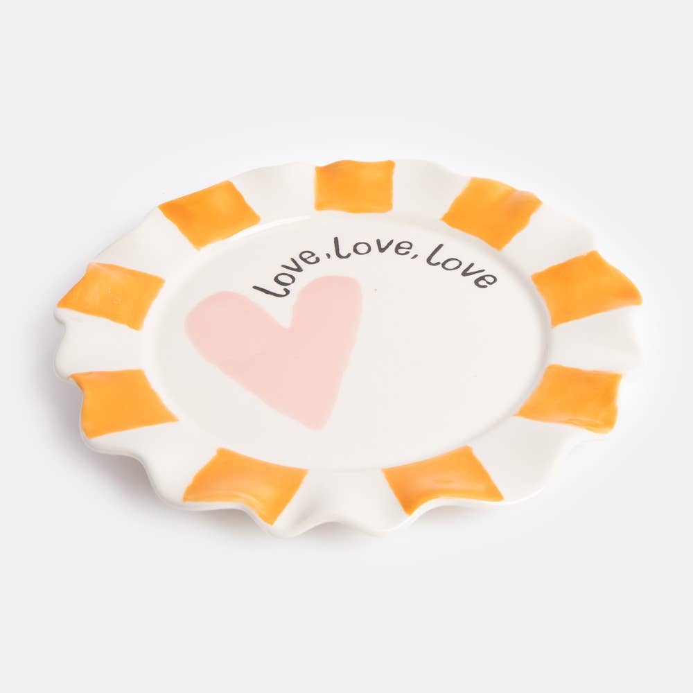 Sandstone plate - Love, Love, Love