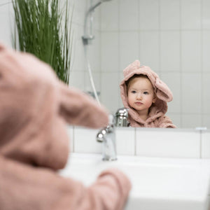 Peignoir de bain bio Mauve Pale