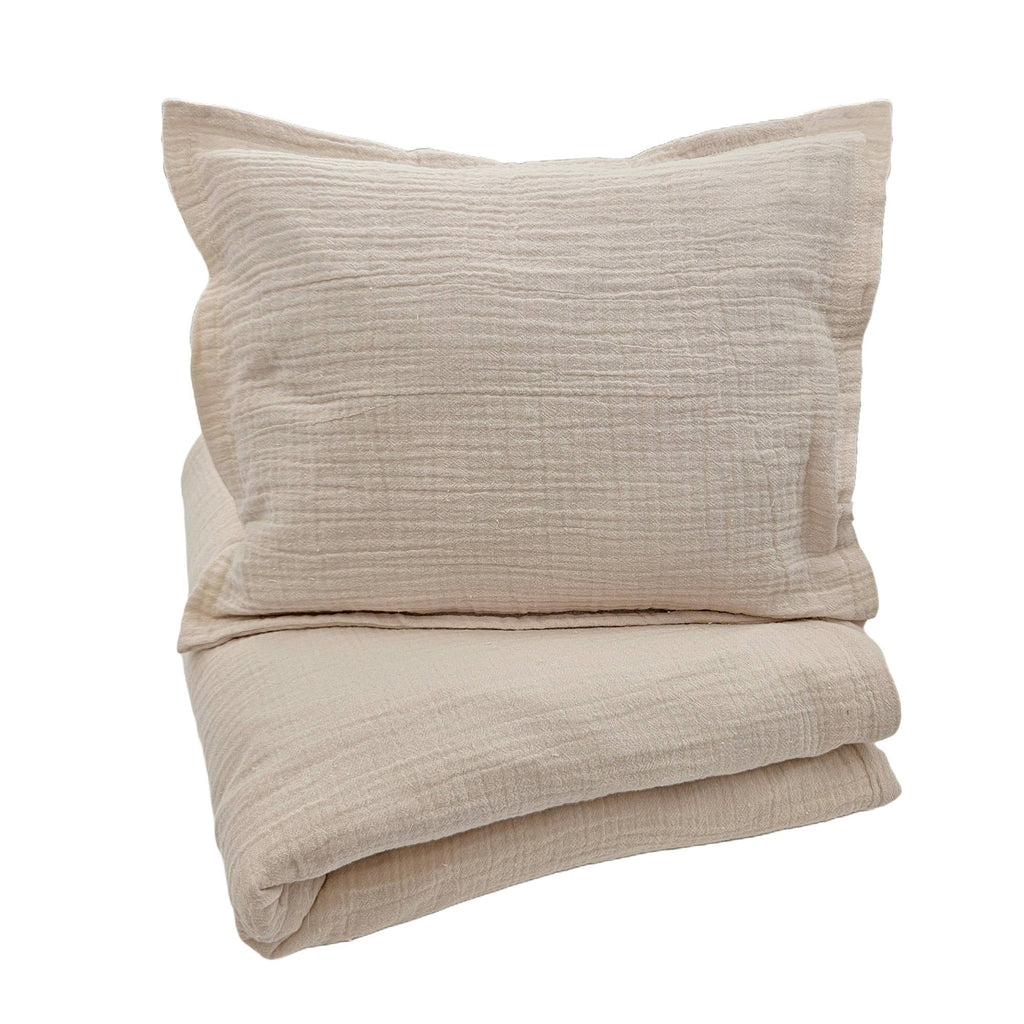 Ensemble de literie Petit Coquillage de sable Coton biologique