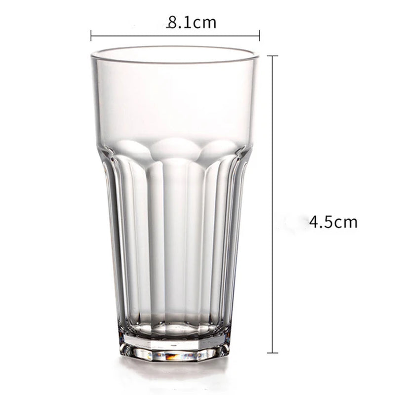 Coffee Cups 140Ml/150Ml/170Ml/240Ml/405Ml/470Ml/660Ml Drinkwa Toughened Glass Impact Resistant Wineglass Beverage Cup Coffeeware