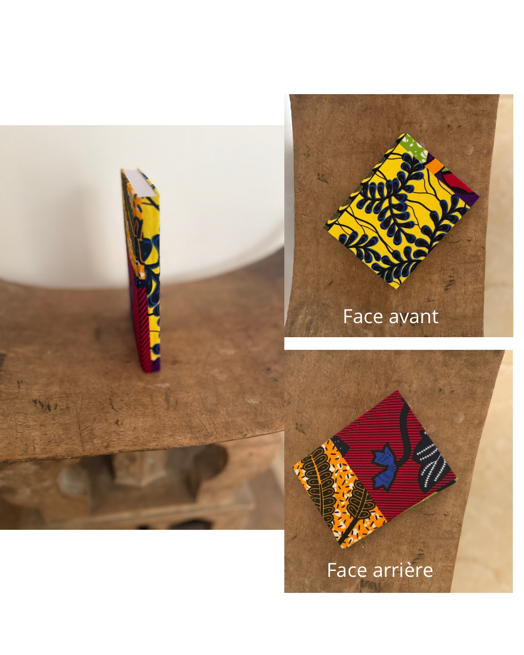 Nunya – Carnet en wax fait main, 100 pages