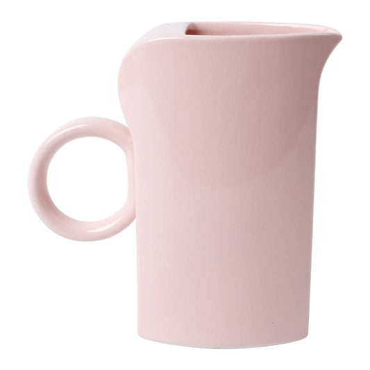 Pichet design rose poudré | Céramique nordique FYNLORA