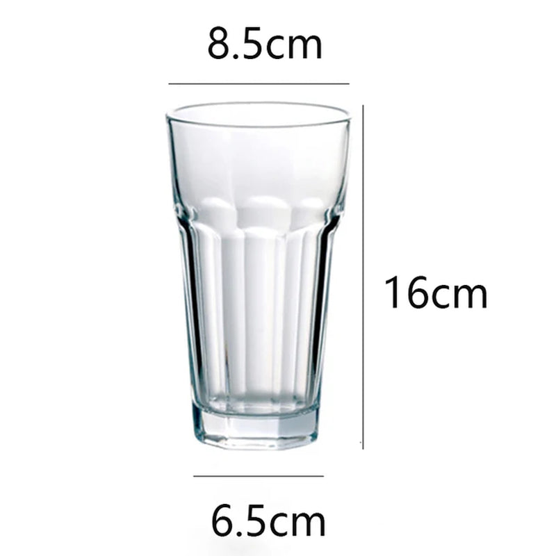 Coffee Cups 140Ml/150Ml/170Ml/240Ml/405Ml/470Ml/660Ml Drinkwa Toughened Glass Impact Resistant Wineglass Beverage Cup Coffeeware