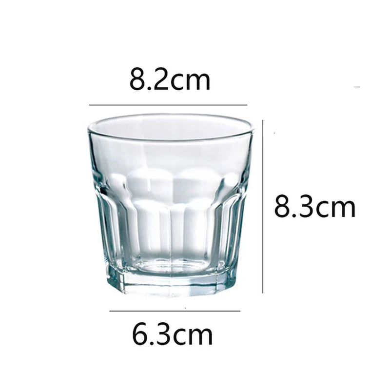 Coffee Cups 140Ml/150Ml/170Ml/240Ml/405Ml/470Ml/660Ml Drinkwa Toughened Glass Impact Resistant Wineglass Beverage Cup Coffeeware