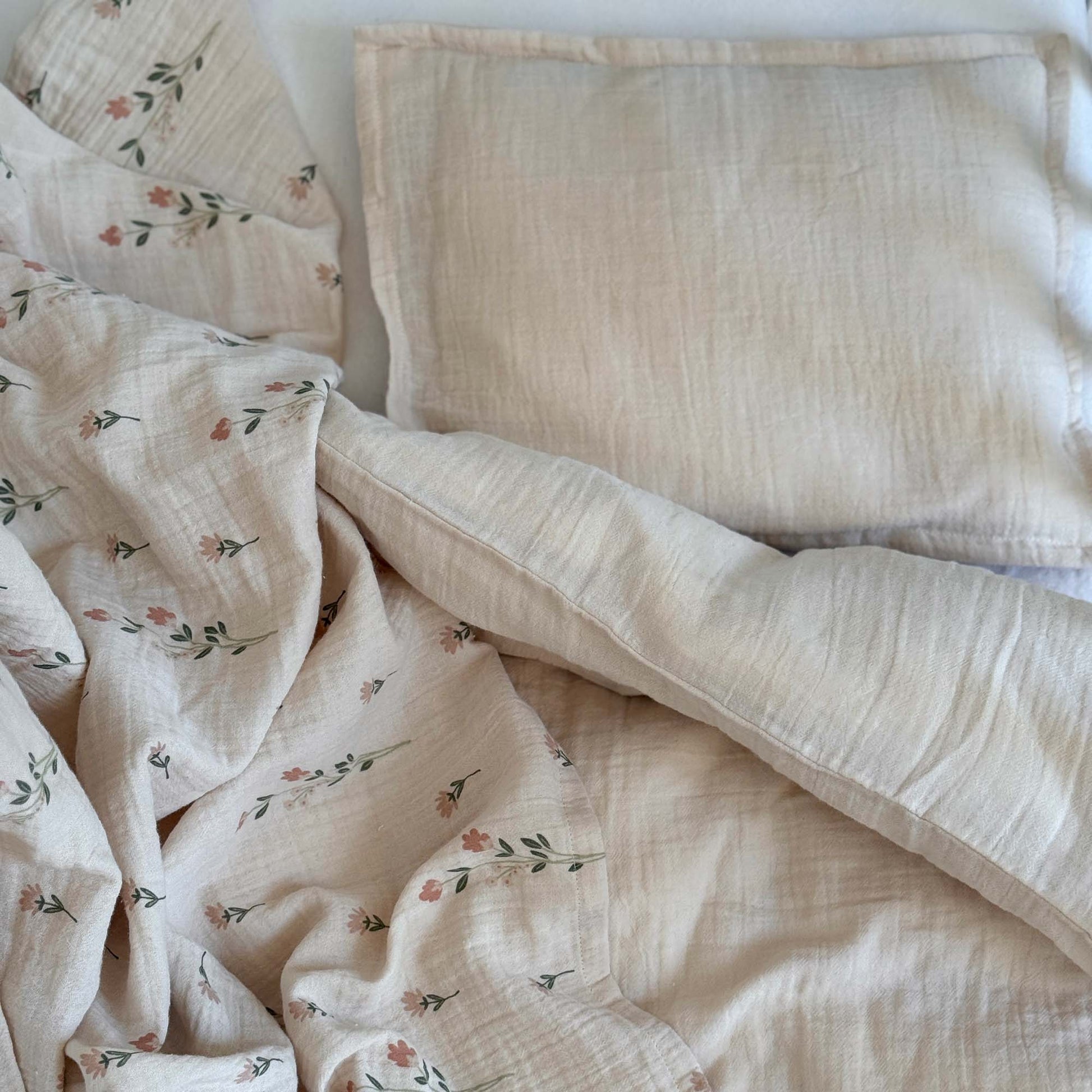 Ensemble de literie Petit Coquillage de sable Coton biologique