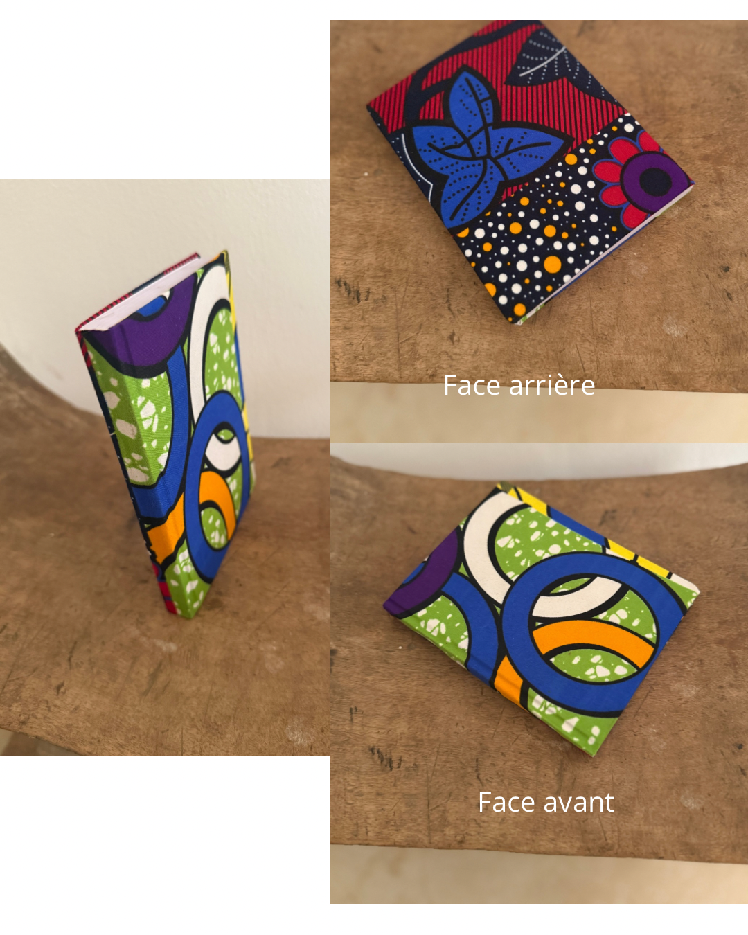 Nunya – Carnet en wax fait main, 100 pages