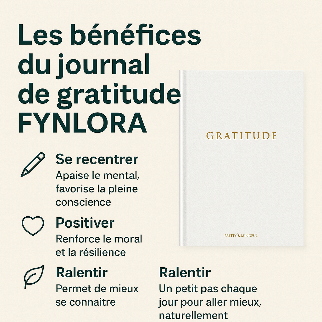 Journal de gratitude et d'amour de soi PRETTY AND MINDFUL