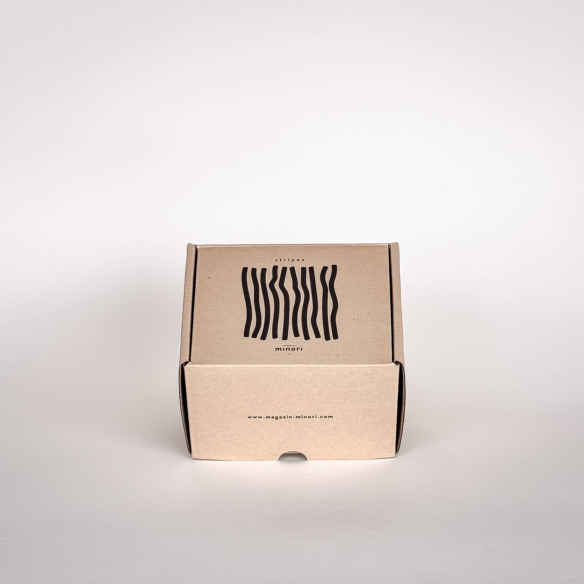 Set espresso Stripes – Matin Azzurro (4 pièces)