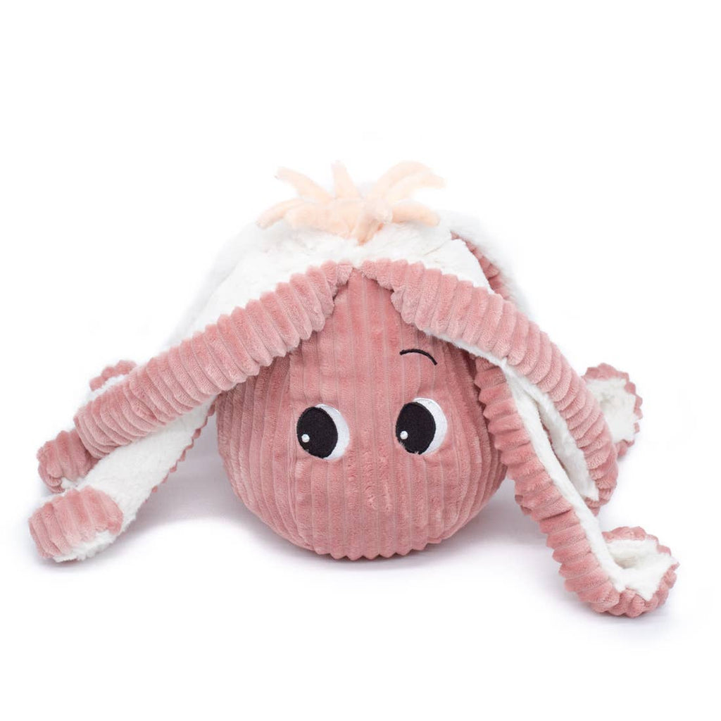 LES PTIPOTOS - PELUCHE MAMAN ET BÉBÉ POULPE ROSE 45CM
