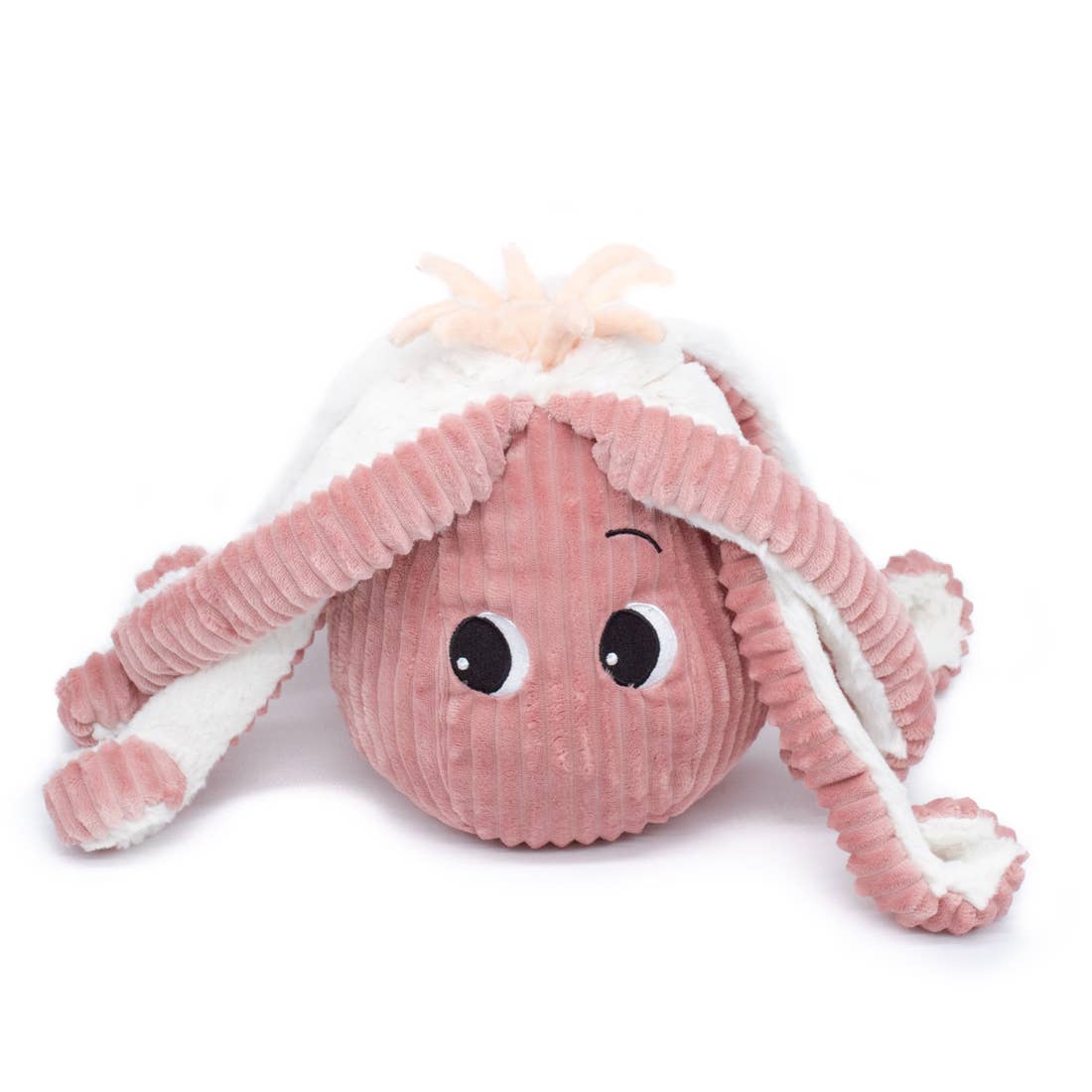 LES PTIPOTOS - PELUCHE MAMAN ET BÉBÉ POULPE ROSE 45CM