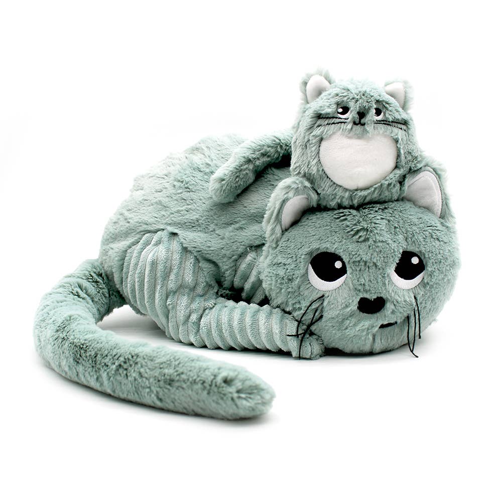 Peluche duo Maman-Bébé Chat – Les Ptipotos
