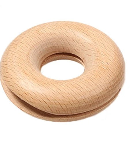 Creative Wooden Donut Seal Bag Clips Portable Solid Wood Snack Sealing Clamp Tea Sealing Strips Kitchen Home Storage Clip Tools