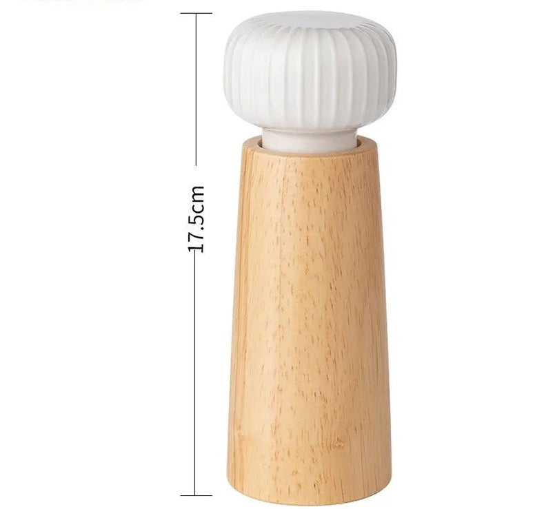 Nordic Style Pepper and Salt Grinder Manual Salt and Pepper Grinder Adjustable Roughness Ceramic Core Salt Grinder