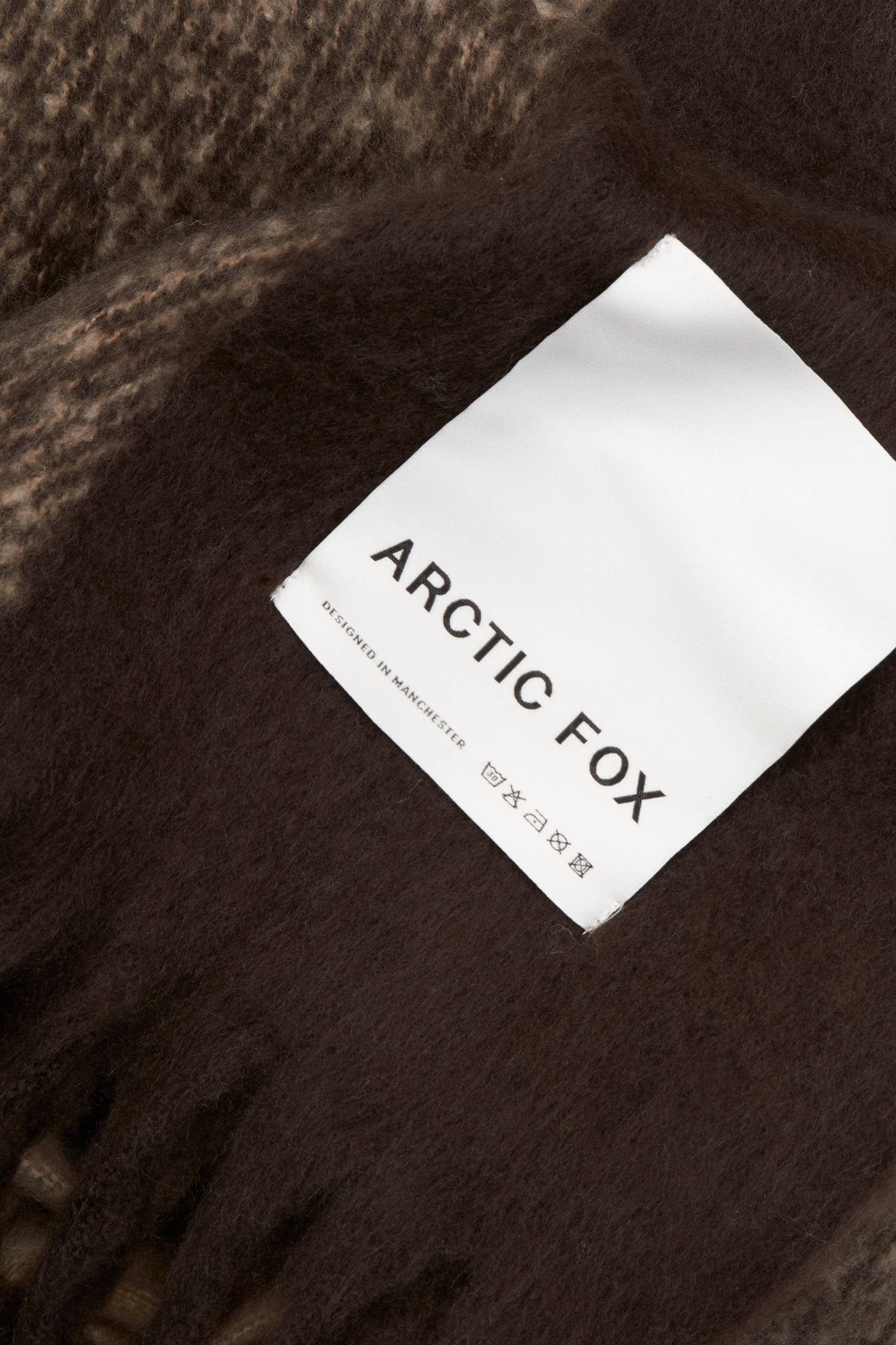 Plaid Reykjavik ARCTIC FOX & CO - Marron terre foncé -AW24