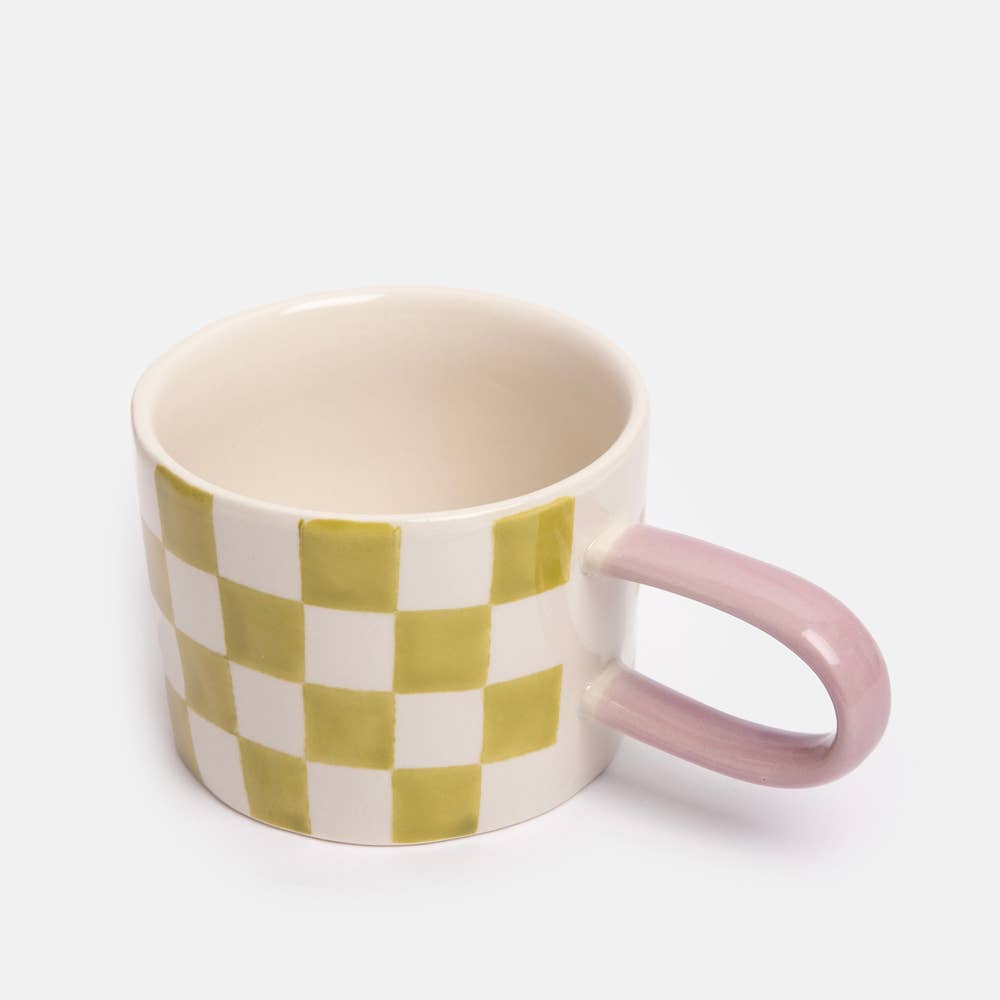 القدح في Sandstone - Damier Edition & Pink Handle